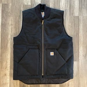 Men’s Black Carhartt Vest Jacket - Size Large